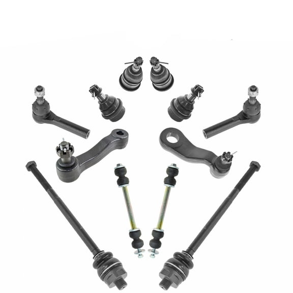 4pcs Front Upper Lower Ball Joints 4pcs Front Inner Outer Tie Rods 2pcs Front Sway Bar Linkages Sealed Truck for Hummer,for GMC,for Chevy 12pcs 15835052 15167767
