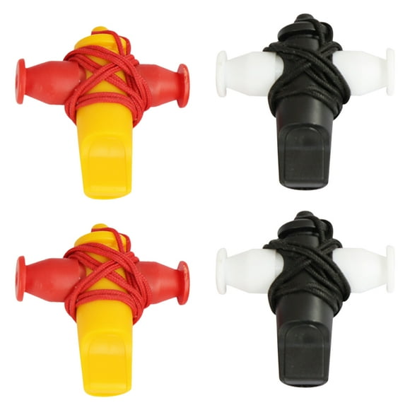 4pcs Funny Kids Whistle for Samba Accompaniment Portable Samba Whistles