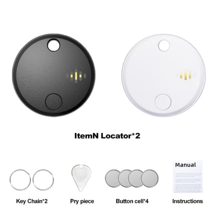 4pcs GPS Smart Anti-Lost Tracker for Vehicles, Luggage, Kids - Real Time Tracking, No Install, Global Coverage, iOS Compatible