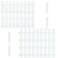 thumbnail image 1 of MERRYHAPY Yard Fence White 4Pcs 19.7X5.1In Plastic Round Head Outdoor Decoration, 1 of 6