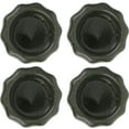 thumbnail image 1 of RENACLIPY Black Carbon Steel Can Lids for Furniture Wear Resistant Covers 4Pcs, 1 of 7