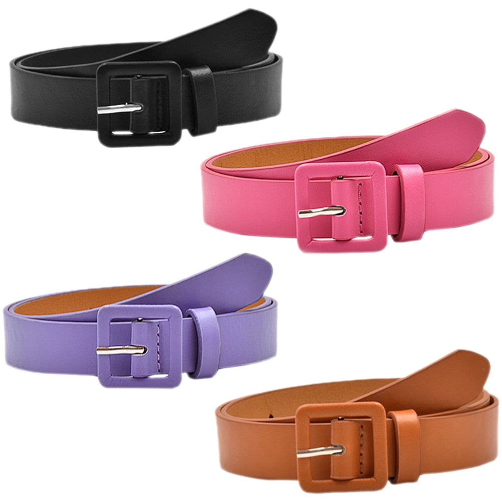 4pcs Girls Kids Dress Belts Girls Belt Jean Belts Fashionable Kids