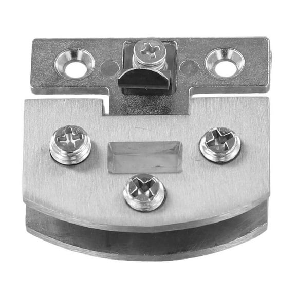 4pcs Glass Hinge Adjustable Clamp Inset Door Bathroom Shower Cabinet Cupboard