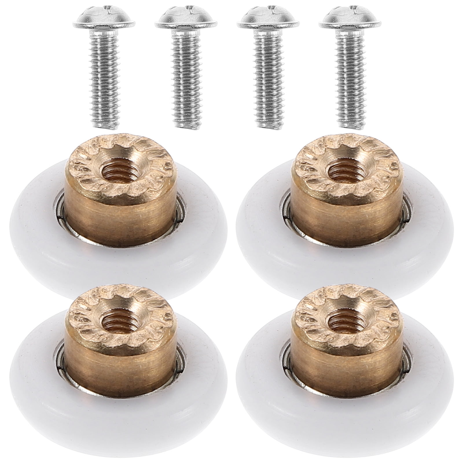 4pcs Glass Shower Door Rollers Glass Door Runner Sliding Rollers Shower ...