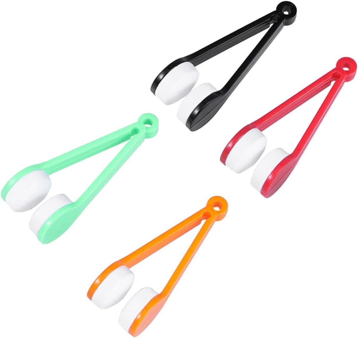4pcs Soft Random Clip Multi- Spectacles Glasses Color Cleaning