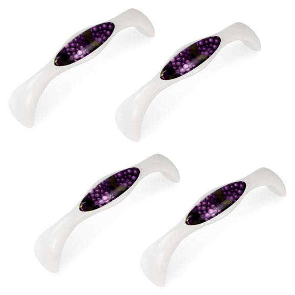 4pcs Grape Cabinet Knobs, Dresser Drawer Knobs and Pulls Simple Decorative Kitchen Cabinet Door Handles