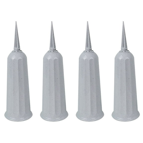 4pcs Grave Cone Vases Cemetery Cone Vases Fresh Artificial Flowers Holder