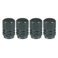 thumbnail image 1 of 4 Pcs Tire Stem Valve Caps Wheel Valve Covers Car Motorcycle Bike Dustproof Hexagon Shape Aluminium Alloy Tire Cap Gray, 1 of 6