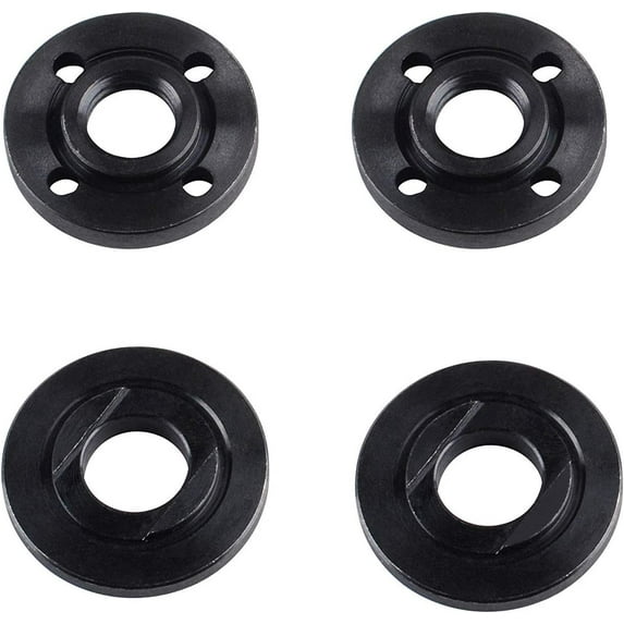 4pcs Grinder Flange Angle Wrench Spanner Metal Lock Nut for Compatible with Dewalt Milwaukee 193465-4 Bosch Black Decker Ryobi Makita 5" 5/8-11 Parts