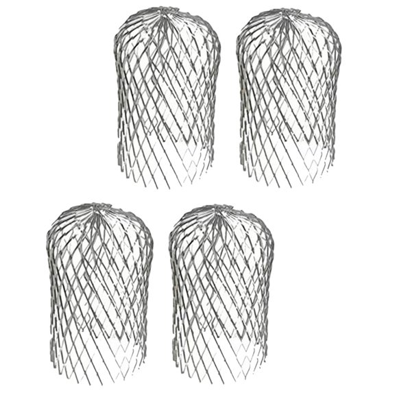 4pcs Metal Gutter Guard Mesh Cover to Prevent Drain Blockages