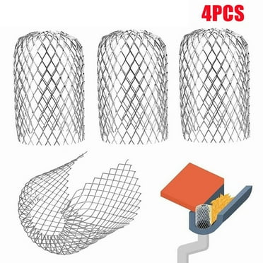 4pcs Gutter Screen Leaf Catcher Gutter Guard Aluminum Gutter Guard Anti-Leaf