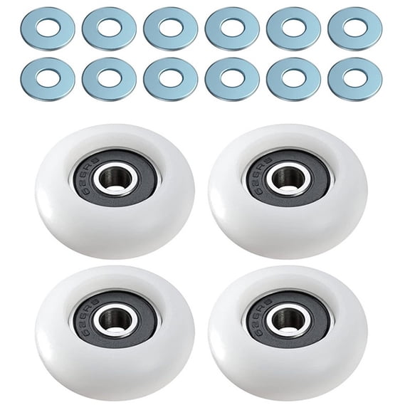 4pcs Gym Wheels Rollers Exercise Roller Wheels For Gym 2000 3000 3000 XL