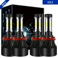 thumbnail image 1 of 4pcs H11 High/Low Beam for Dodge Grand Caravan 2011-2020 LED Headlight Bulbs 6000K White, 1 of 11