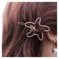 thumbnail image 1 of 4pcs Hair Clip Vintage Hollow Star Hair Barrette Clip Starfish Hairpin Clip Minimalist Star Head Clip Accessory for Women and Girls Headdress, 1 of 6