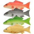 thumbnail image 1 of 4pcs Halloween Fake Fish Simulated Artificial Carp Model Red Green Grey Gold Decoration for Home Party Market Food Display Kitchen Photography Props - 8.6 inch, 1 of 3