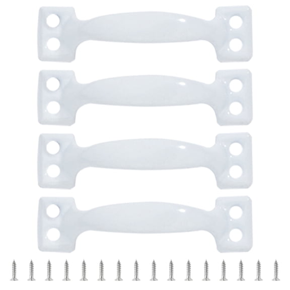 4pcs Handles for Fence Cabinets Bows-Shaped Barn Door Pulls Antique Furniture Knob Dresser Drawer Pull