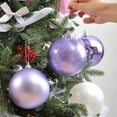thumbnail image 1 of 4pcs Hanging Shatterproof Tree Ball Clear Christmas Ball Ornaments Decorative Mercury Ball with Tree Ornaments Hooks for Xmas Holiday Wedding Decoration 4.7in, 1 of 6