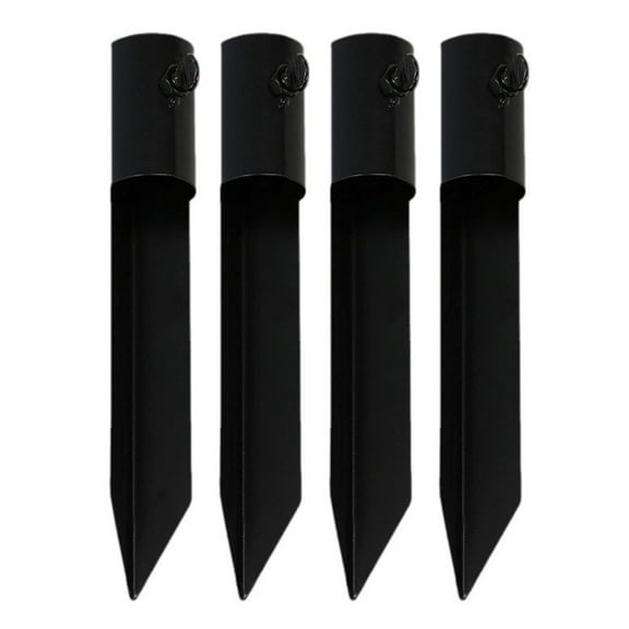 4pcs Heavy Duty Garden Stakes Rustproof Torchs Stakes Corrosion Resistant Torchs Stakes for Outdoor light & Torches