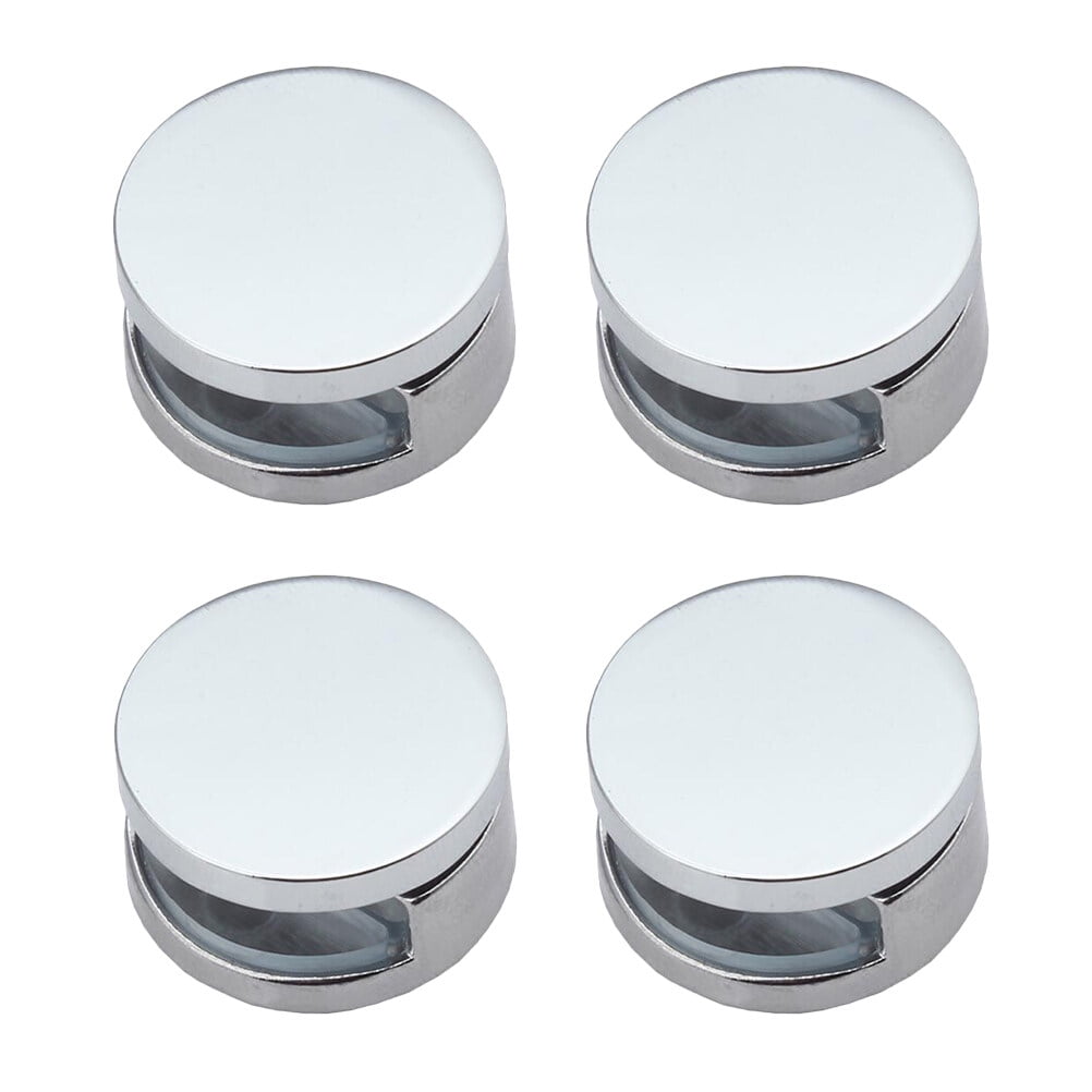 4pcs Heavy Duty Glass Shelf Support Glass Mounting Brackets Mirror