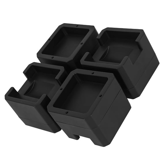 4pcs Heavy Duty Leg Risers for Table Sofa Couch Cabinet Bed Risers with Lockable Wheel Double Sided Use Easy Installatio