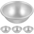 4pcs Hemisphere Cake Making Mold Household Baking Pan Sturdy Aluminium
