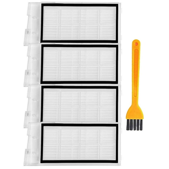 4pcs Hepa Filter For Xiaomi Roidmi Eve Plus Robot Vacuum Cleaner