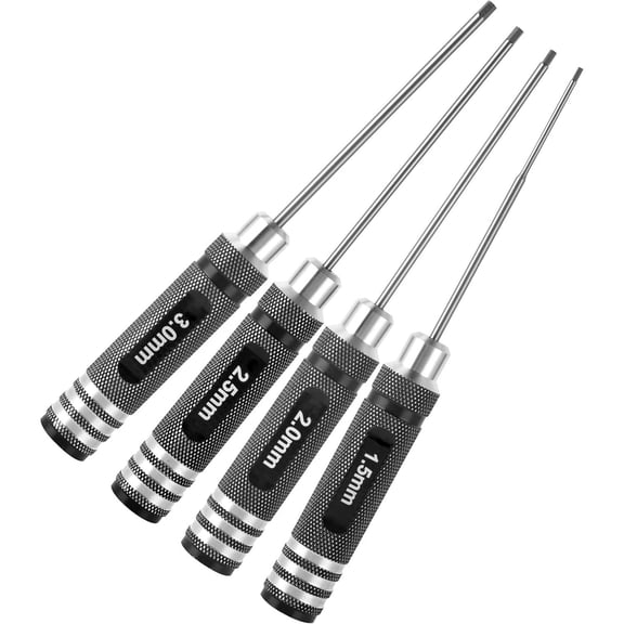 4pcs Hex Allen Screwdriver Set 1.5mm 2.0mm 2.5mm 3.0mm ScrewDriver Kit