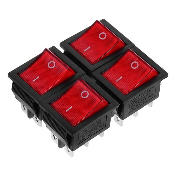 4pcs High-Performance Generator Control Switch Easy-Install Engine Rocker Switch Essential Generator Accessory Generator Control Panel Switch