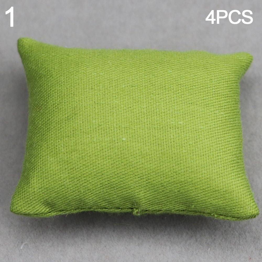 4pcs High Quality Miniature 1/12 Dollhouse Simulation chair Wooden