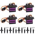4pcs High Speed SG90 Digital Servo Motor RC Helicopter Airplane Boat