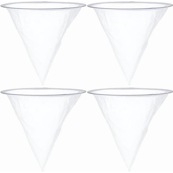 4pcs Honey Strainer Filter Nylon Bee Honey Filter bag Mesh White 360x339mm