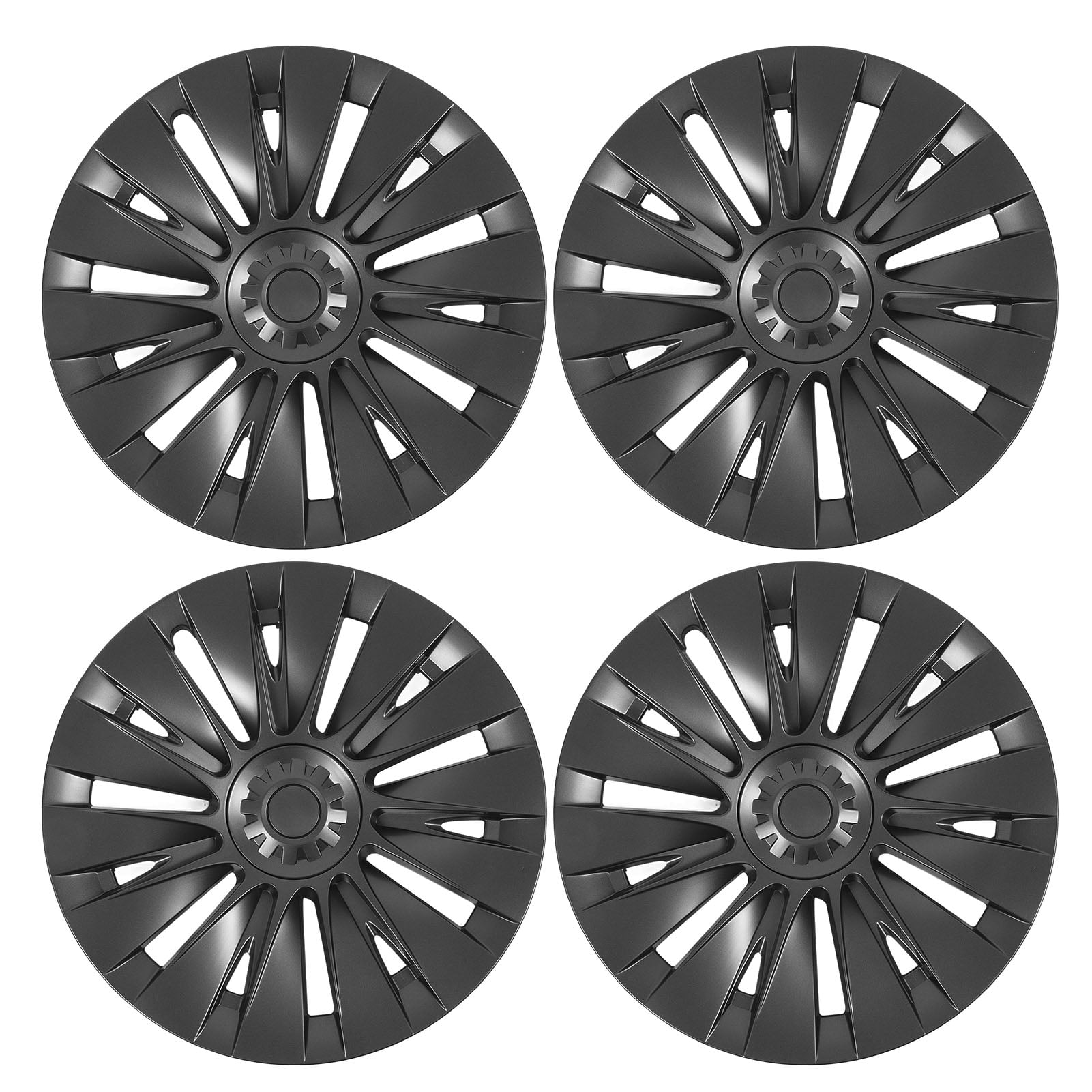4pcs Hubcaps Wheel Rim Cover Hubcaps Replacement for Tesla Model Y 19in