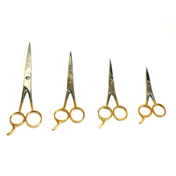 4pcs Ice Tempered Barber Hair Cutting Clipping Scissors Set