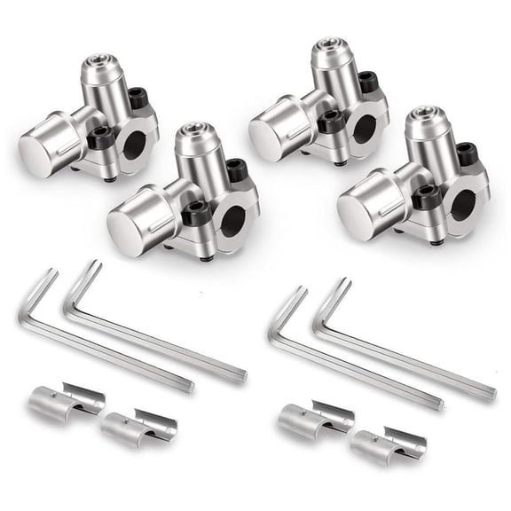 4pcs Industrial Strength AC Refrigeration Valves General Fit HVAC Systems Valves Units Air Conditioning Valves Part set