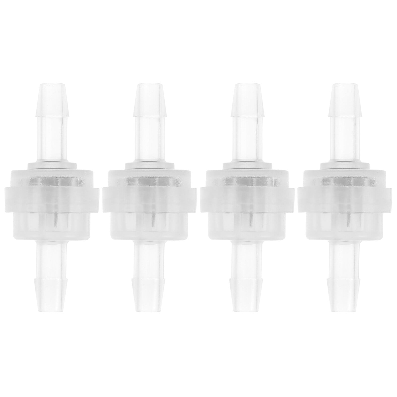 4pcs Inline Check Valves Fuel Oil Water Gas Air One Way Non Return