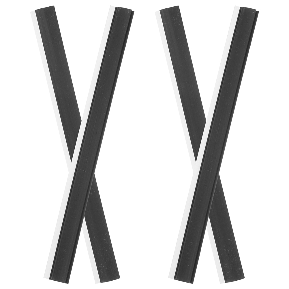 4pcs Insert Strip Plastic Dustpan Lip Replacements Dustpan Plastic