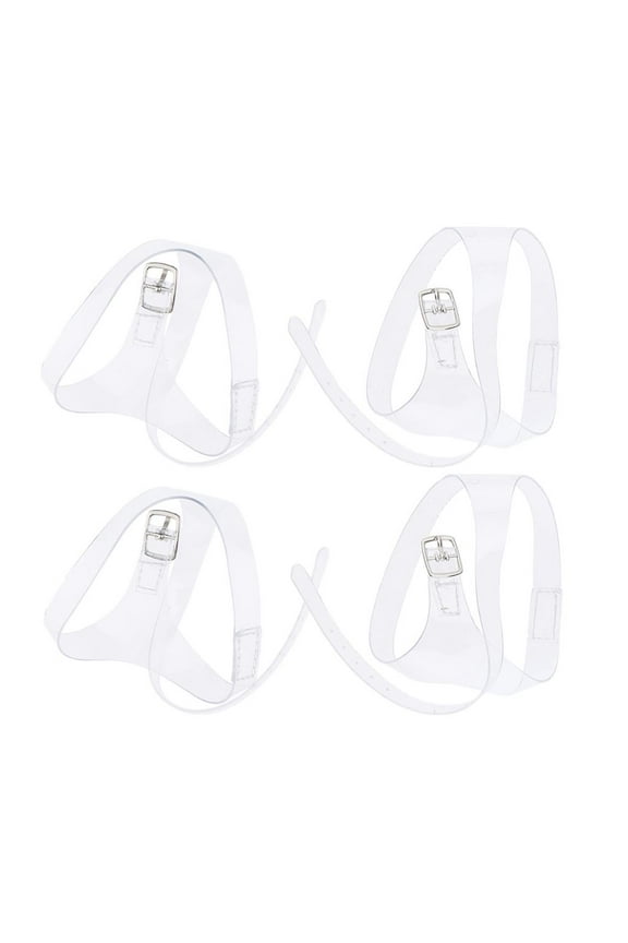 4pcs Invisible Detachable Shoe Straps Ankle Straps for Platform Wedge Pumps UK
