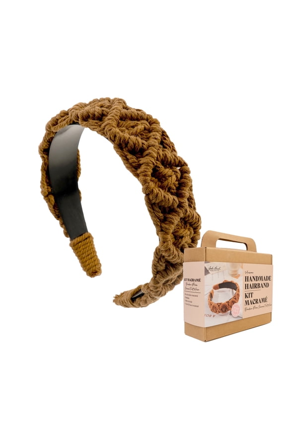 4pcs John Bead DIY Kit Macrame Handmade Headband for DIY Arts and Crafts Making