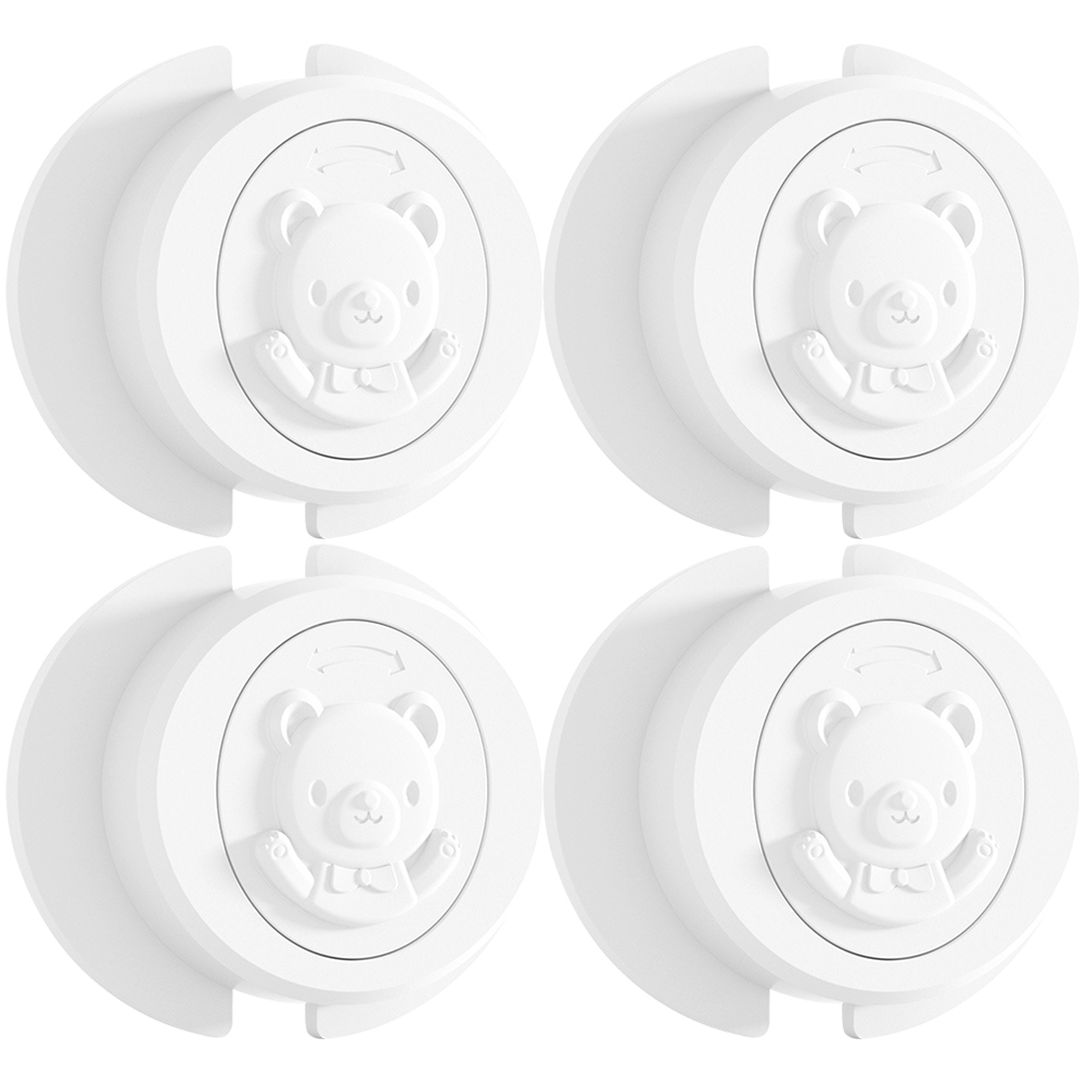 4pcs Kid Safe Door Locks Cartoon Child Safety Lock Baby