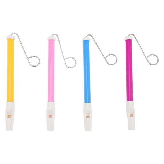 4pcs Kids Slide Whistles Plastic Slide Whistle Musical Instrument Toy Party Supplies