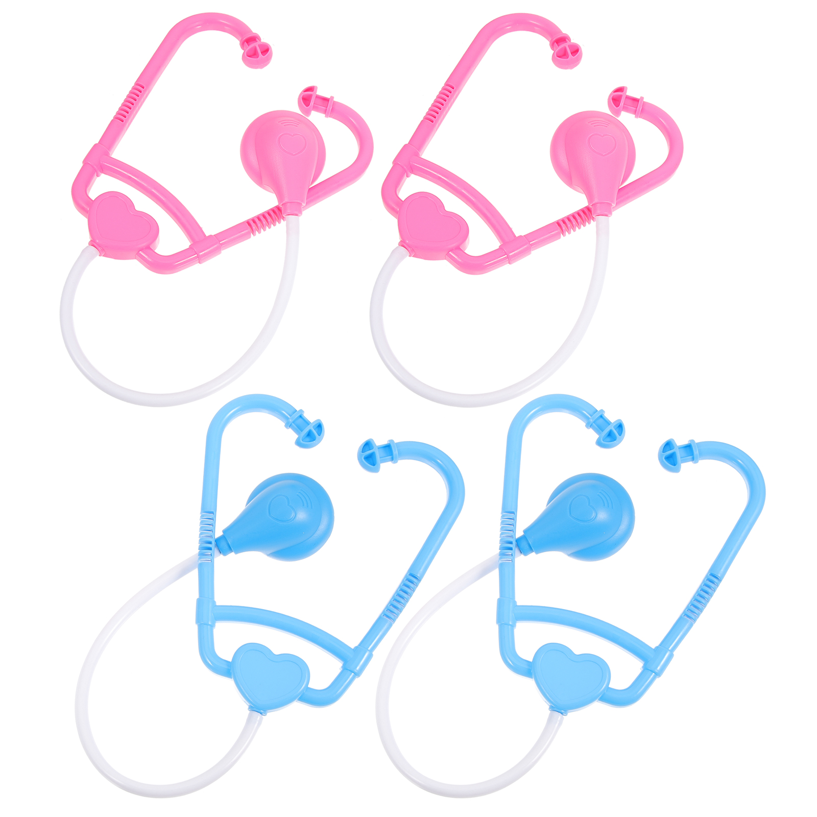 4pcs Kids Stethoscope Cosplay Stethoscope Toy Interaction Game