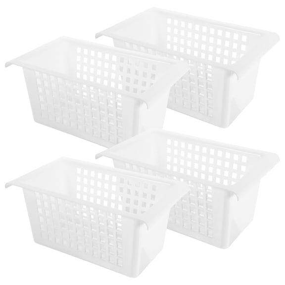 4pcs Under Sink Storage Baskets for Kitchen and Bathroom, Wardrobe Organizers, and Space-Saving Storage Solutions
