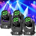 thumbnail image 1 of 4pcs LED Beam Moving Head RGBW Bee Eyes Zoom Effect Stage Light for Event Show DJ Bar Pub Club Wedding Disco Party Lighting, 1 of 13