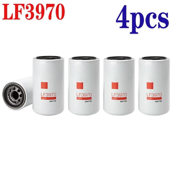 4pcs LF3970 Oil Filter Replacement For 3937736,3937144,B7177,P550428