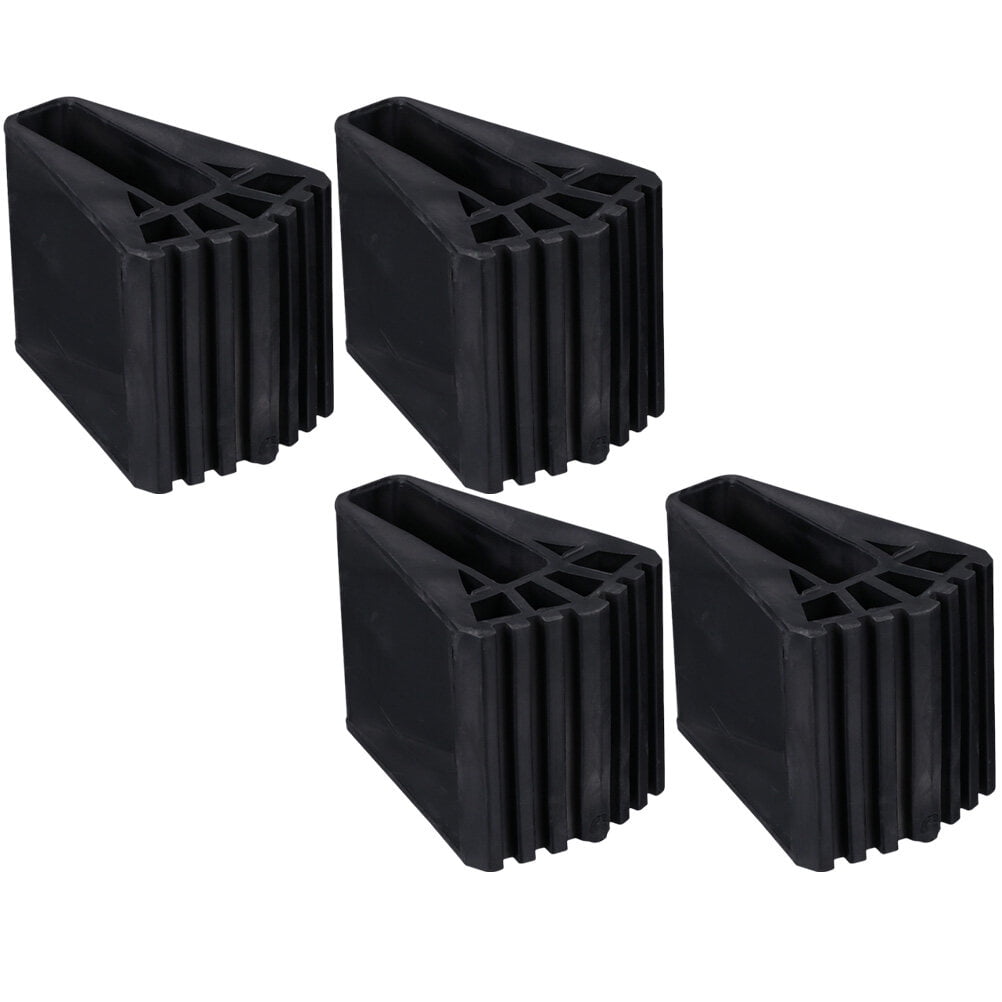 4pcs Ladder Stabilizer Ladder Feet Pads Ladder Leg Caps Nonslip Ladder Rubber Feet