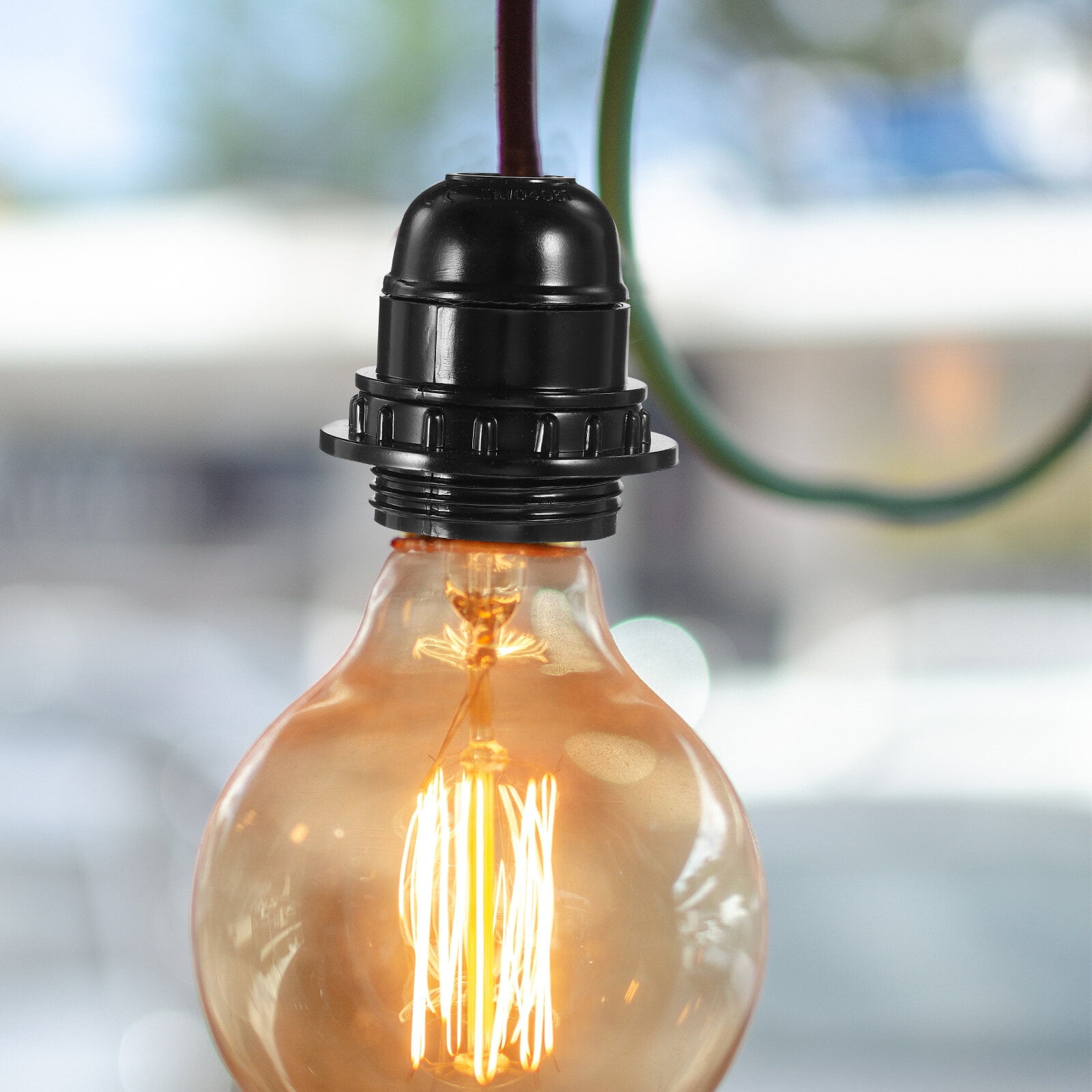 4pcs Lamp Socket Replacement E27 Diy Lamp Socket Industrial Light