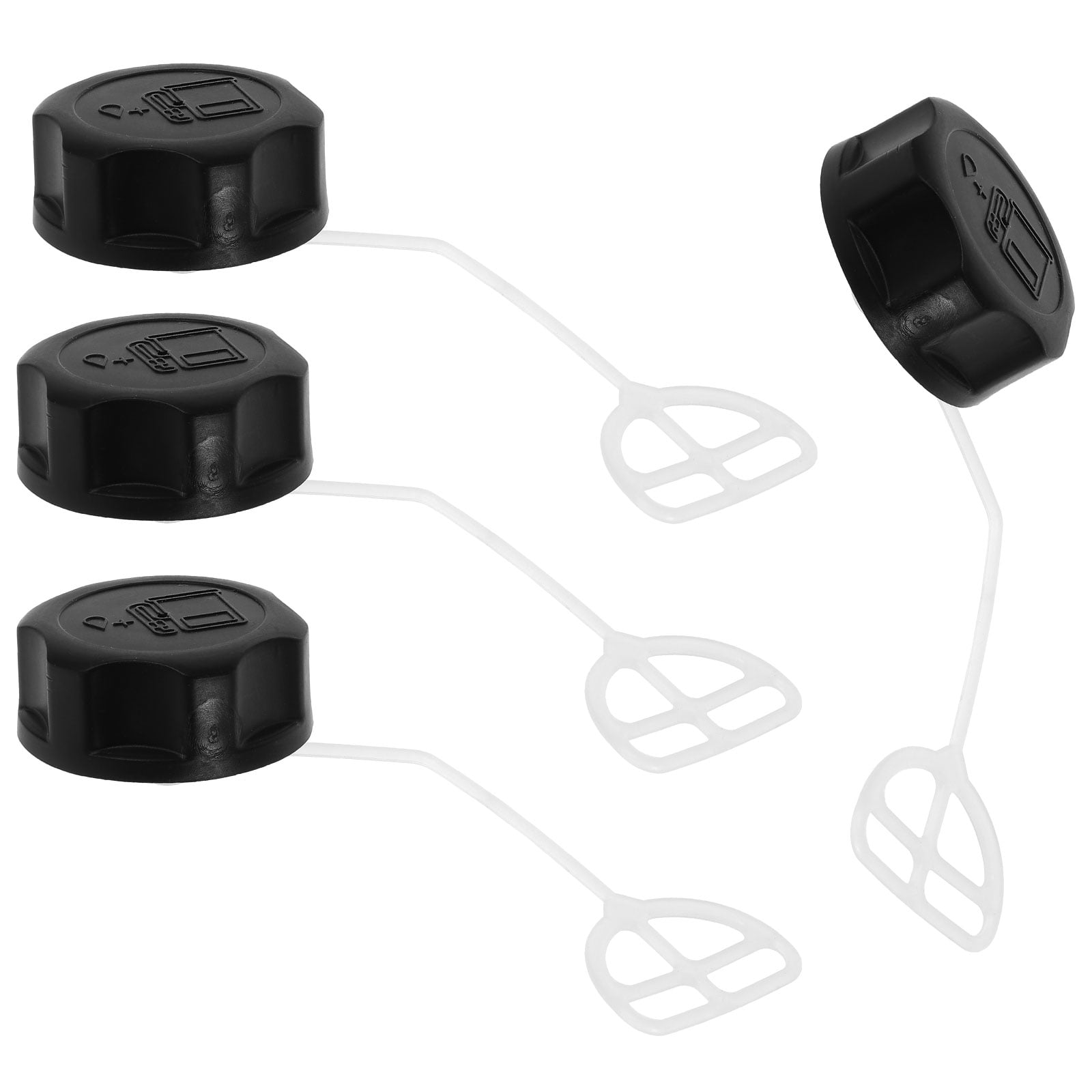 4pcs Lawn Mower Fuel Tank Cap Lawn Mower Cap Replacement Gas Cap Lawn