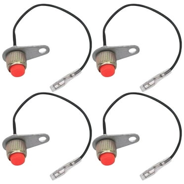 4pcs Lawn Mower Kill Switch Grass Trimmer Control On/Off Stop Accessory