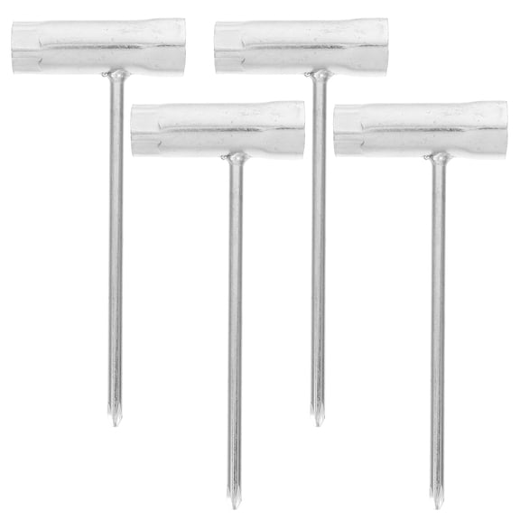 4pcs Lawn Mower Wrench T-Wrench Lawn Mower Adjustment Tool Socket Wrench For Spark Plug Lawn Mower Scrench Adjustment Tool Spark Plug Tool