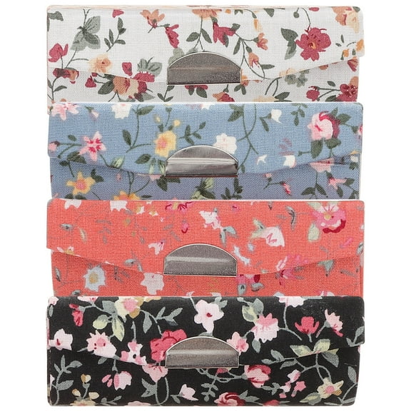 4pcs  Lipstick Case Retro Style Lipstick Holder Portable Lipstick Storage Case